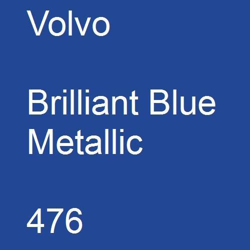 Volvo, Brilliant Blue Metallic, 476.